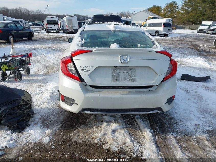 2019 Honda Civic Ex VIN: 19XFC1F35KE201315 Lot: 43951104