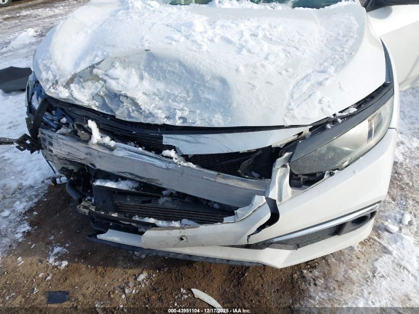 2019 Honda Civic Ex VIN: 19XFC1F35KE201315 Lot: 43951104