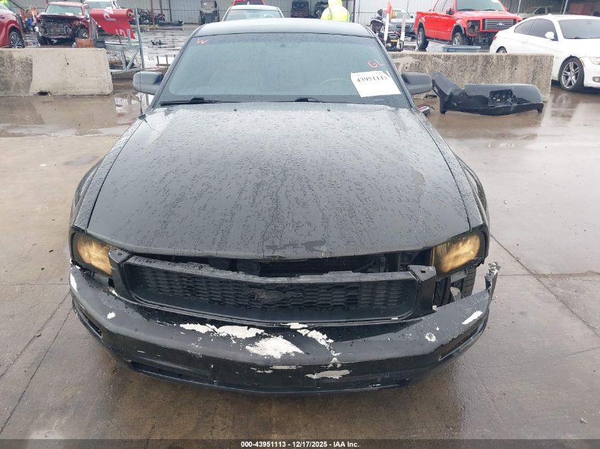 2006 Ford Mustang V6 VIN: 1ZVFT80N065157502 Lot: 43951113