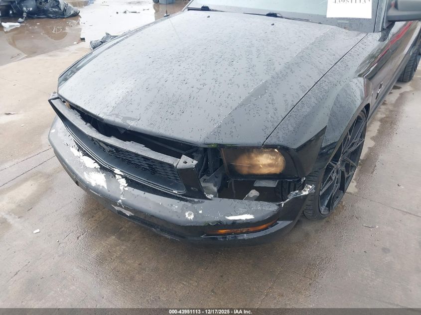 2006 Ford Mustang V6 VIN: 1ZVFT80N065157502 Lot: 43951113