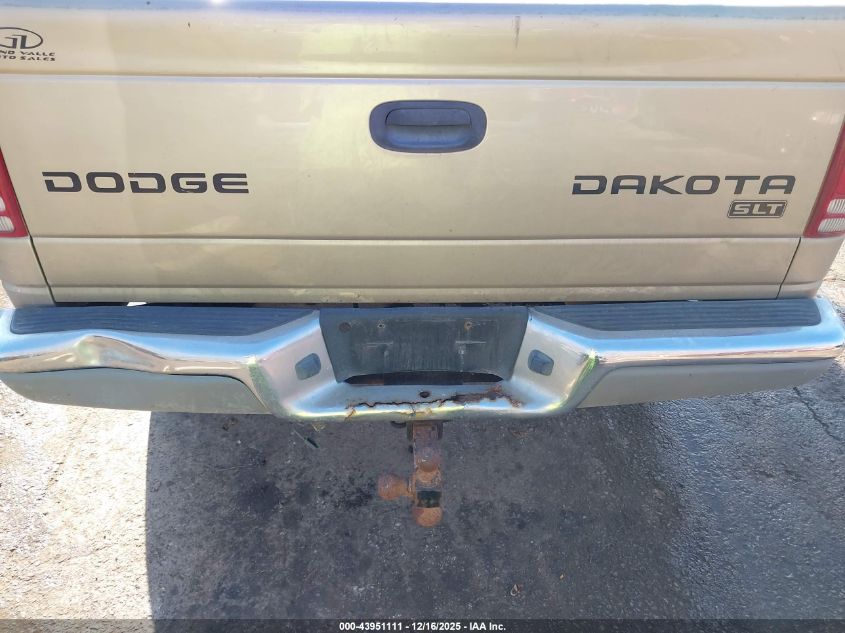 2004 Dodge Dakota Slt VIN: 1D7HG42K74S518840 Lot: 43951111