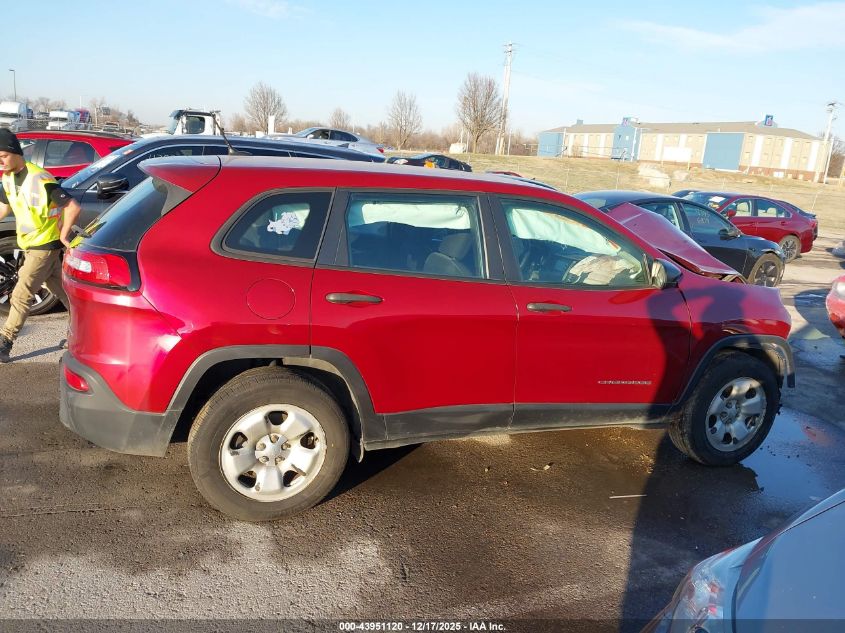 2017 Jeep Cherokee Sport 4X4 VIN: 1C4PJMAB4HW619003 Lot: 43951120