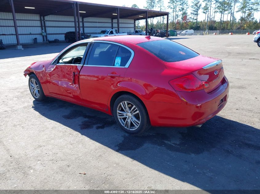 2012 Infiniti G37X VIN: JN1CV6ARXCM681668 Lot: 43951128