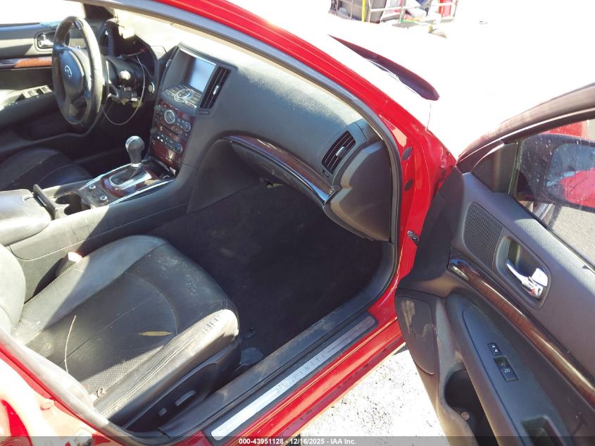 2012 Infiniti G37X VIN: JN1CV6ARXCM681668 Lot: 43951128