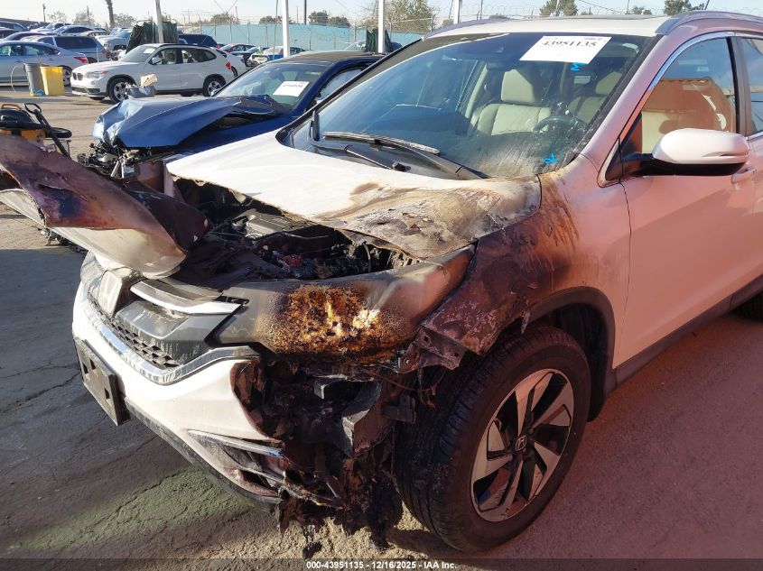 2016 Honda Cr-V Touring VIN: 5J6RM4H93GL109044 Lot: 43951135