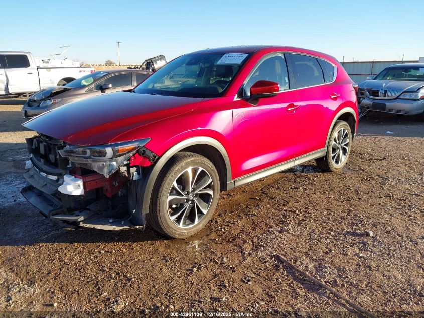 2022 Mazda Cx-5 2.5 S Premium VIN: JM3KFBDM1N1631820 Lot: 43951139