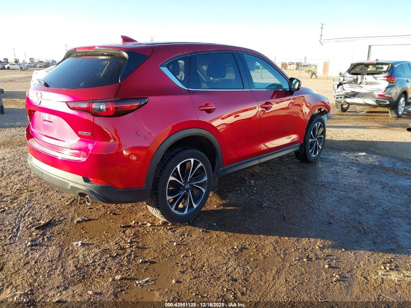 2022 Mazda Cx-5 2.5 S Premium VIN: JM3KFBDM1N1631820 Lot: 43951139