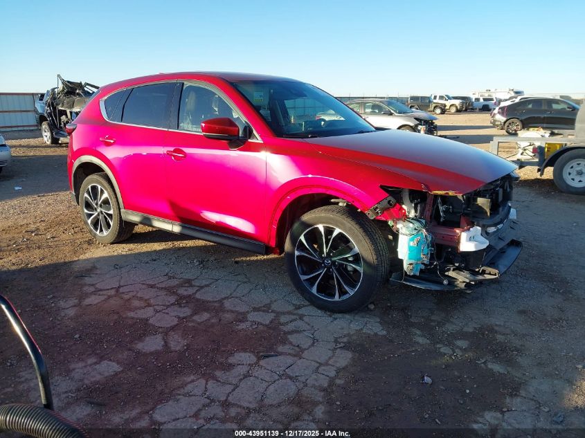 2022 Mazda Cx-5 2.5 S Premium VIN: JM3KFBDM1N1631820 Lot: 43951139