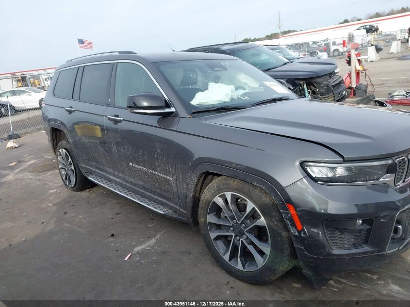 2021 Jeep Grand Cherokee L Overland 4X4 VIN: 1C4RJKDG4M8181957 Lot: 43951146
