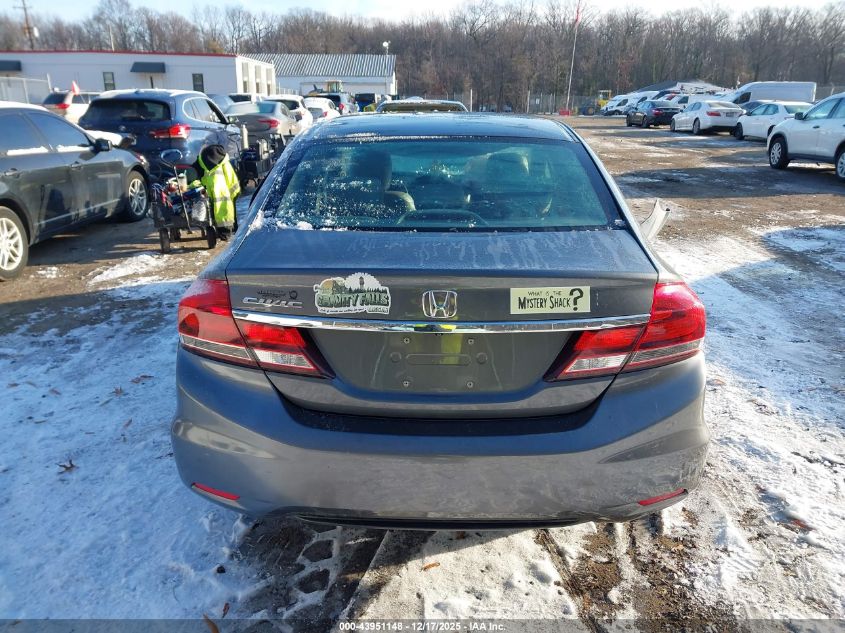 2013 Honda Civic Ex-L VIN: 19XFB2F96DE260857 Lot: 43951148