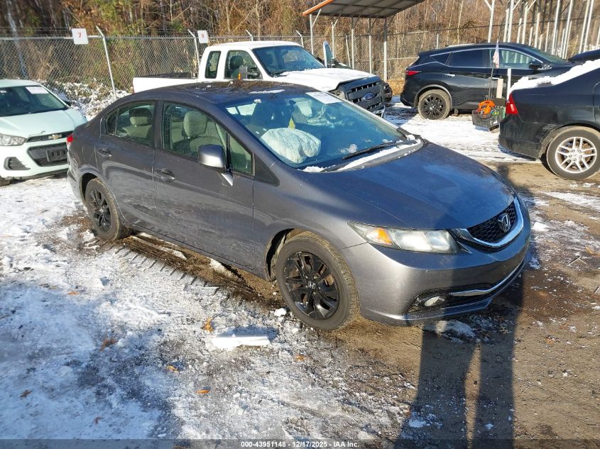 2013 Honda Civic Ex-L VIN: 19XFB2F96DE260857 Lot: 43951148