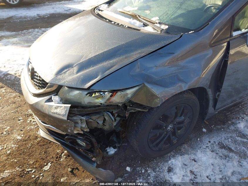 2013 Honda Civic Ex-L VIN: 19XFB2F96DE260857 Lot: 43951148