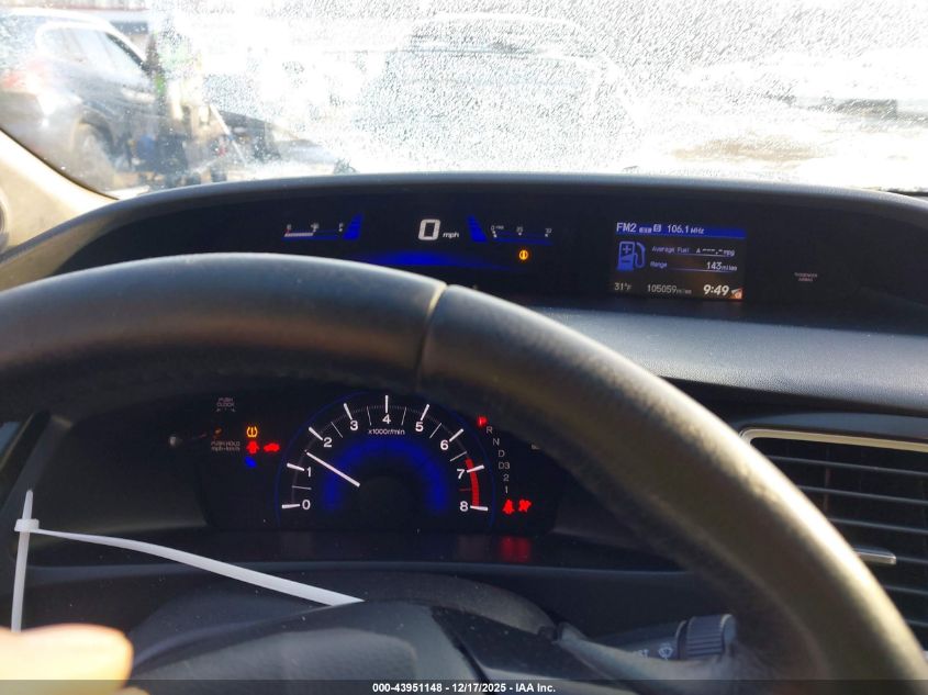 2013 Honda Civic Ex-L VIN: 19XFB2F96DE260857 Lot: 43951148