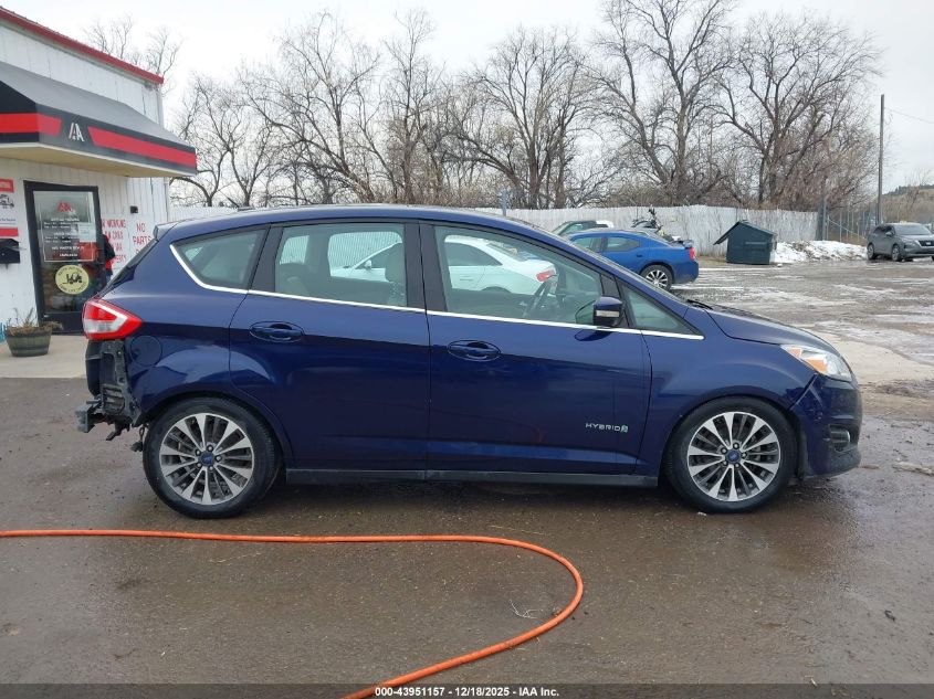 2017 Ford C-Max Hybrid Titanium VIN: 1FADP5DU8HL103691 Lot: 43951157