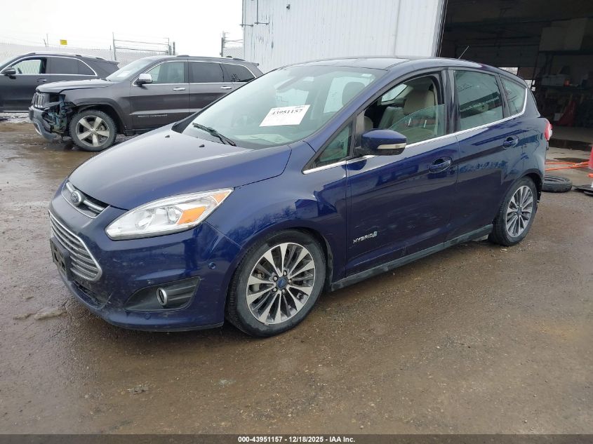 2017 Ford C-Max Hybrid Titanium VIN: 1FADP5DU8HL103691 Lot: 43951157