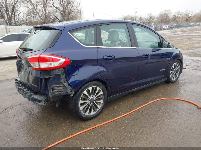 2017 Ford C-Max Hybrid Titanium VIN: 1FADP5DU8HL103691 Lot: 43951157