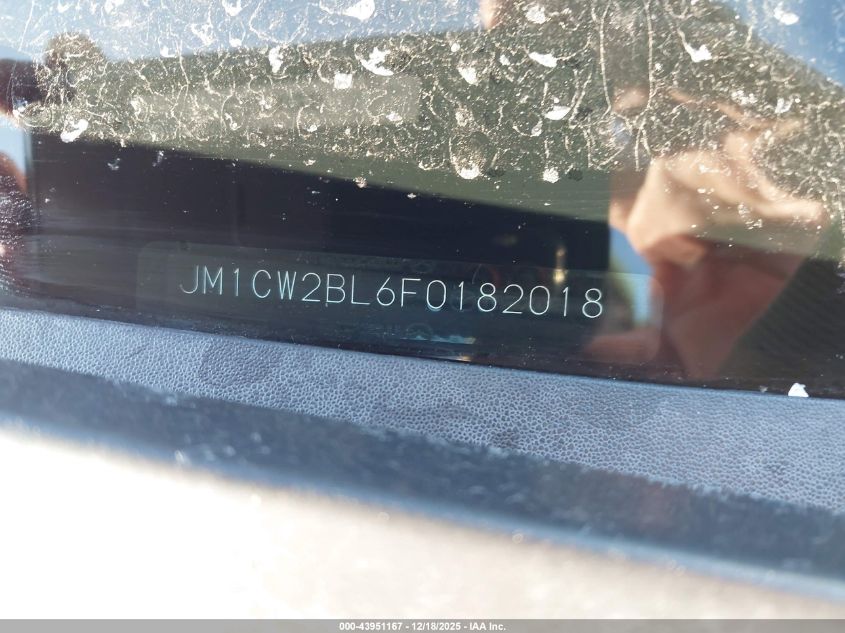 2015 Mazda Mazda5 Sport VIN: JM1CW2BL6F0182018 Lot: 43951167