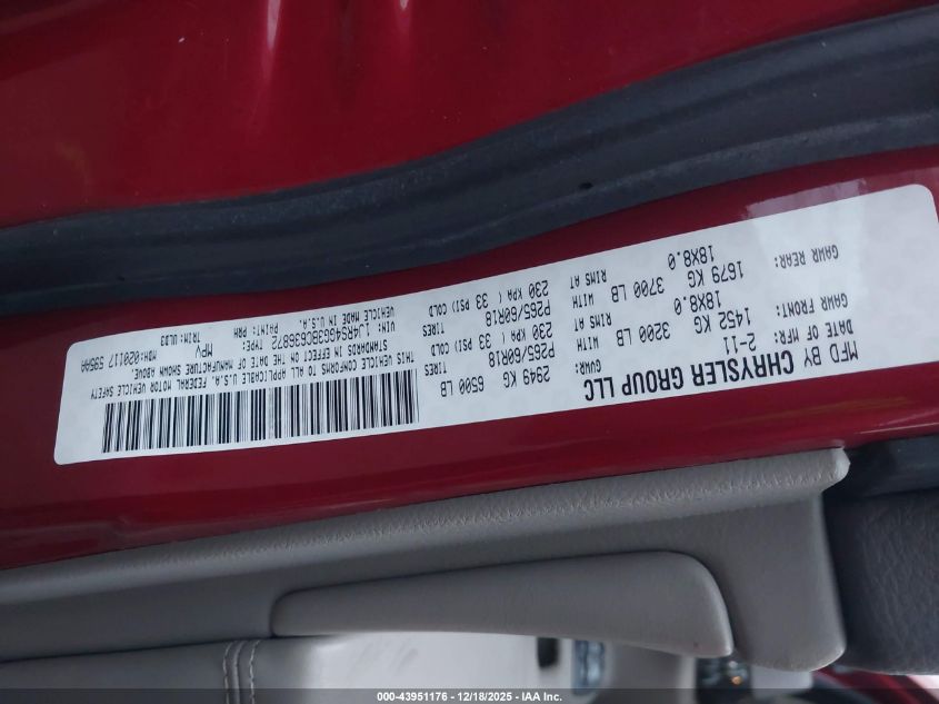 2011 Jeep Grand Cherokee Laredo VIN: 1J4RS4GG3BC636872 Lot: 43951176