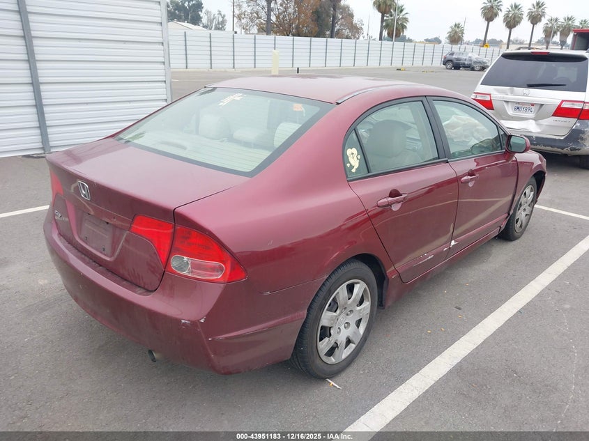 1HGFA16528L023470 2008 HONDA CIVIC photo no. 4