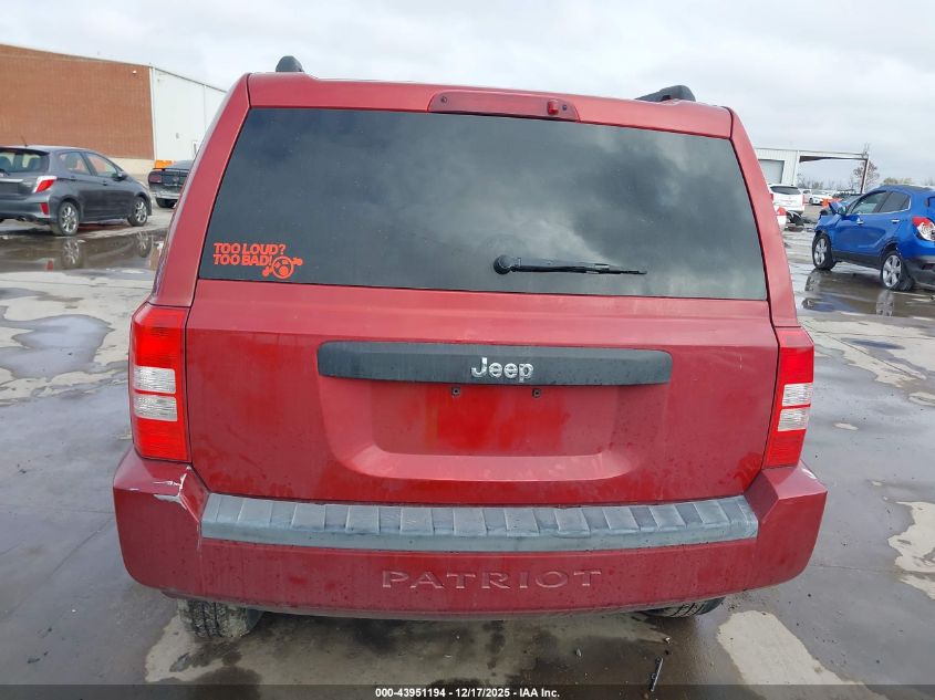 2009 Jeep Patriot Sport VIN: 1J4FT28A09D178484 Lot: 43951194