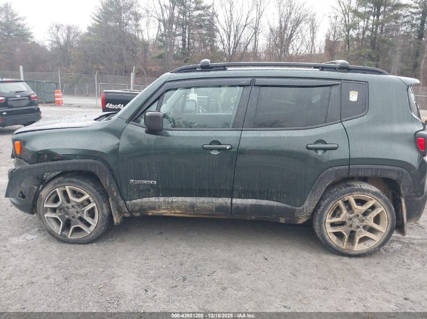 2021 Jeep Renegade Jeepster 4X4 VIN: ZACNJDAB7MPM30857 Lot: 43951200