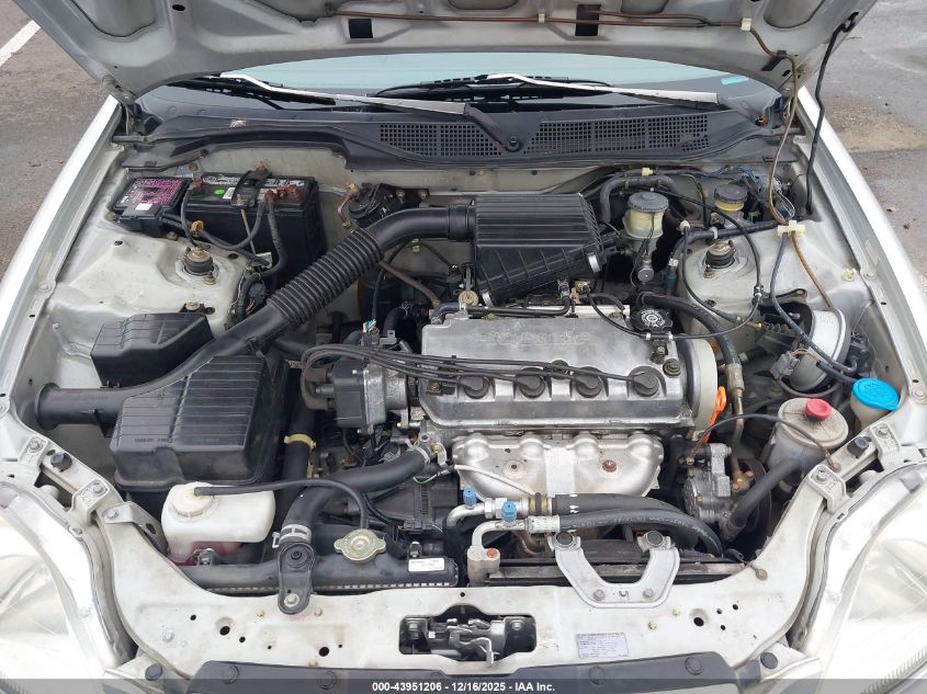 1997 Honda Civic Lx VIN: 2HGEJ6578VH564771 Lot: 43951206