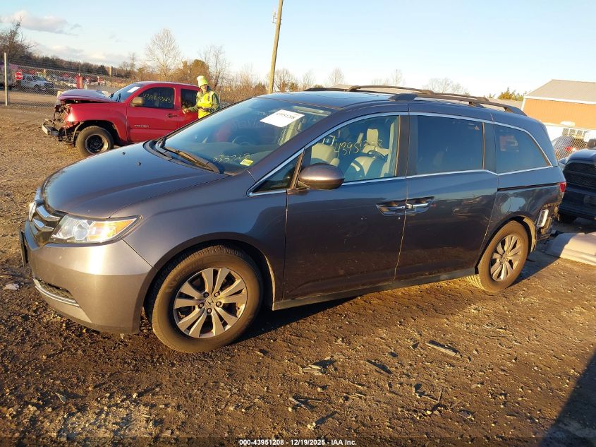2016 Honda Odyssey Ex-L VIN: 5FNRL5H61GB083728 Lot: 43951208