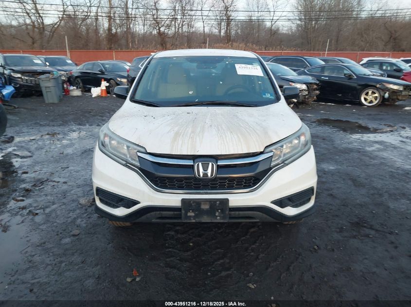 2016 Honda Cr-V Lx VIN: 5J6RM4H31GL074967 Lot: 43951216