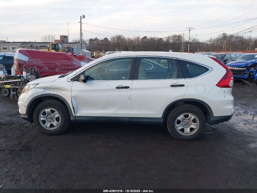 2016 Honda Cr-V Lx VIN: 5J6RM4H31GL074967 Lot: 43951216