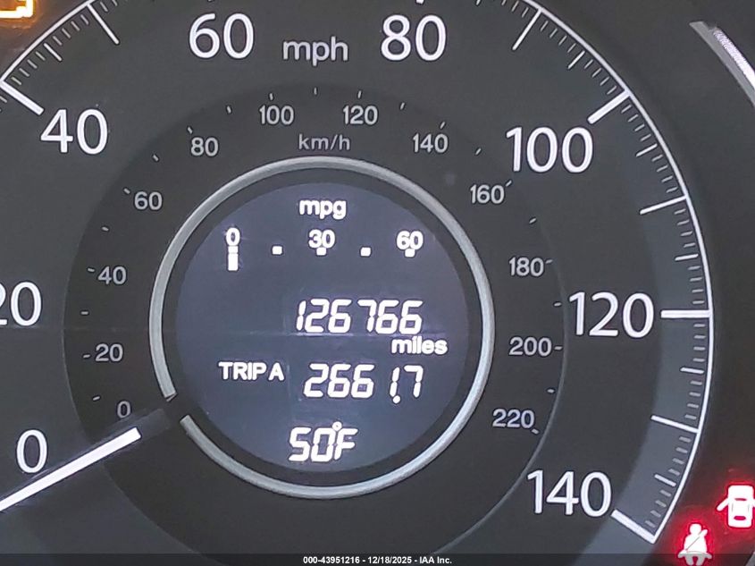 2016 Honda Cr-V Lx VIN: 5J6RM4H31GL074967 Lot: 43951216