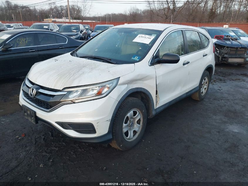 2016 Honda Cr-V Lx VIN: 5J6RM4H31GL074967 Lot: 43951216