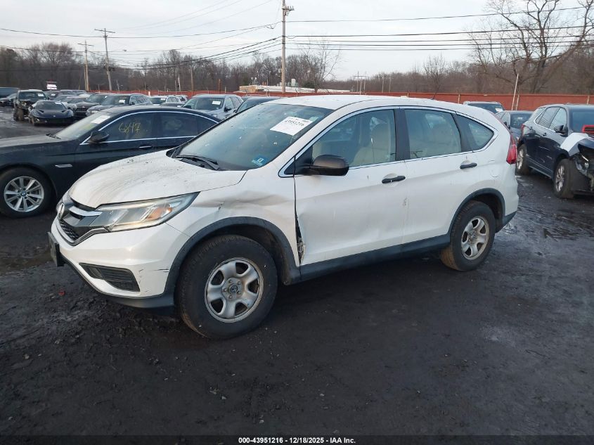 2016 Honda Cr-V Lx VIN: 5J6RM4H31GL074967 Lot: 43951216