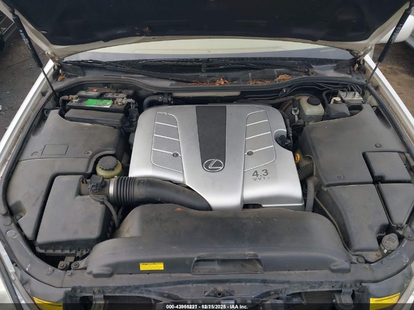 2002 Lexus Ls 430 VIN: JTHBN30F120086243 Lot: 43951221