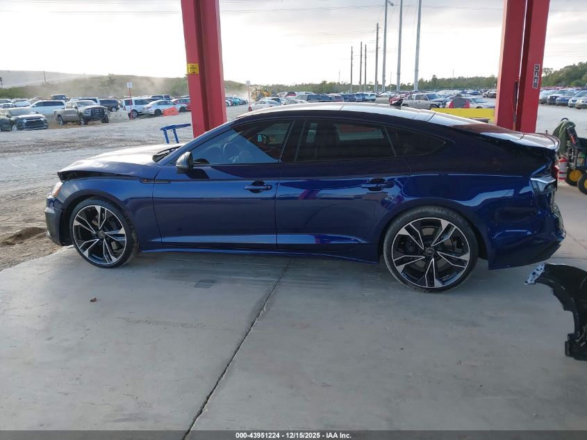 2025 Audi S5 Sportback Premium Tfsi Quattro Tiptronic VIN: WAUC4CF57SA009312 Lot: 43951224