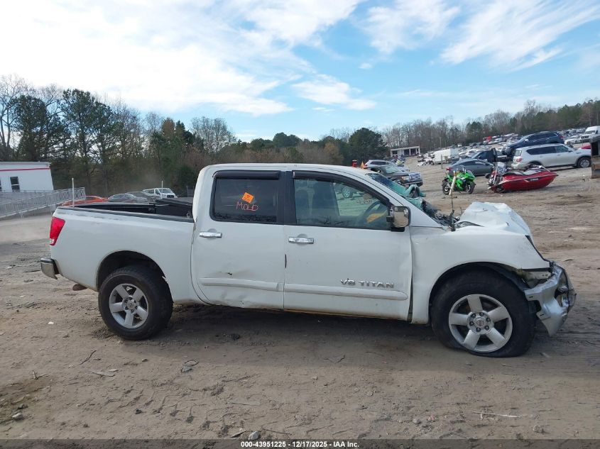 2005 Nissan Titan Se VIN: 1N6BA07A45N567873 Lot: 43951225