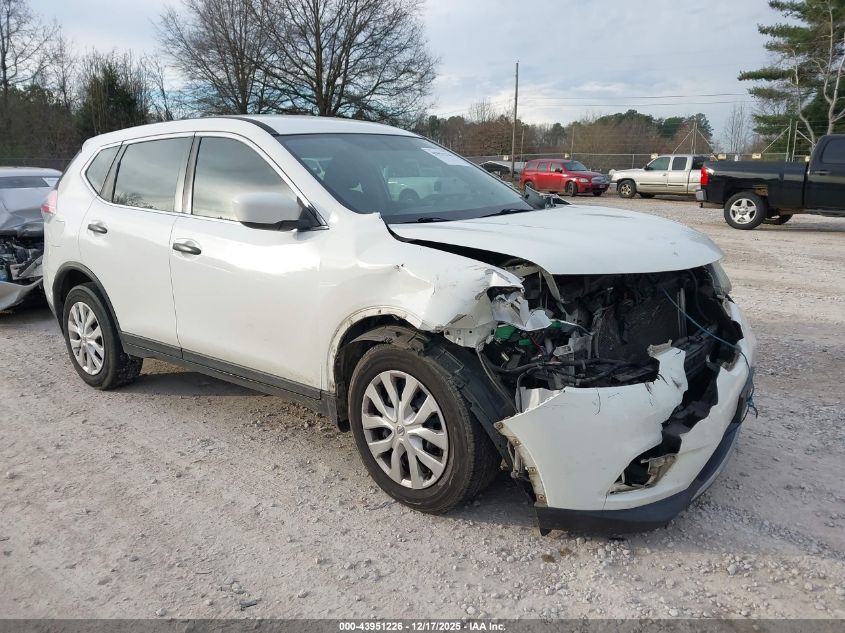 2016 Nissan Rogue S/Sl/Sv VIN: 5N1AT2MV7GC797753 Lot: 43951226
