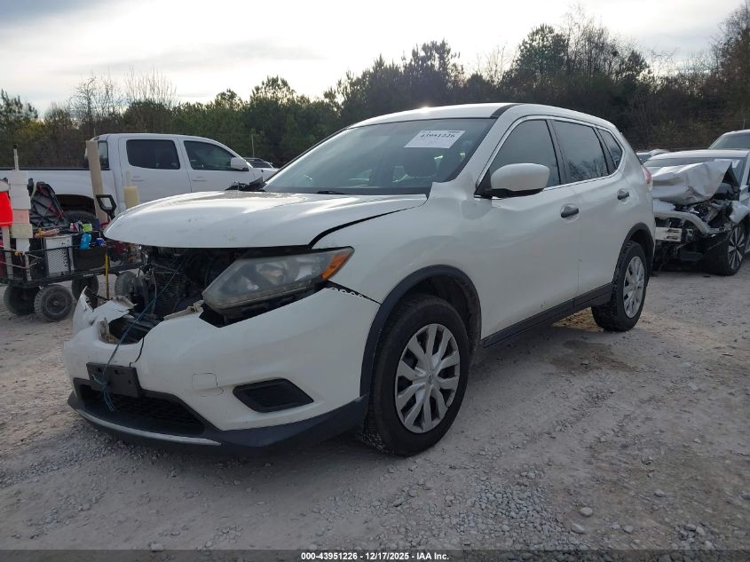 2016 Nissan Rogue S/Sl/Sv VIN: 5N1AT2MV7GC797753 Lot: 43951226
