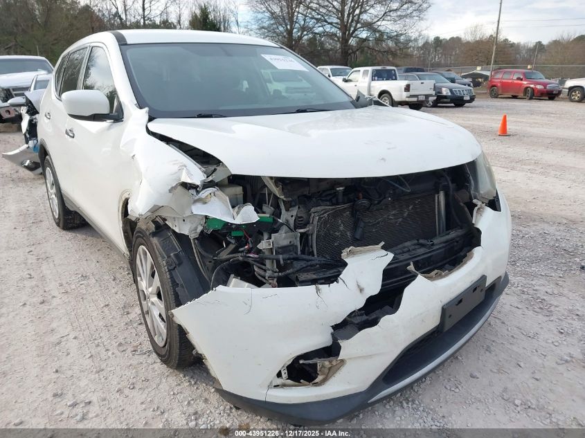 2016 Nissan Rogue S/Sl/Sv VIN: 5N1AT2MV7GC797753 Lot: 43951226