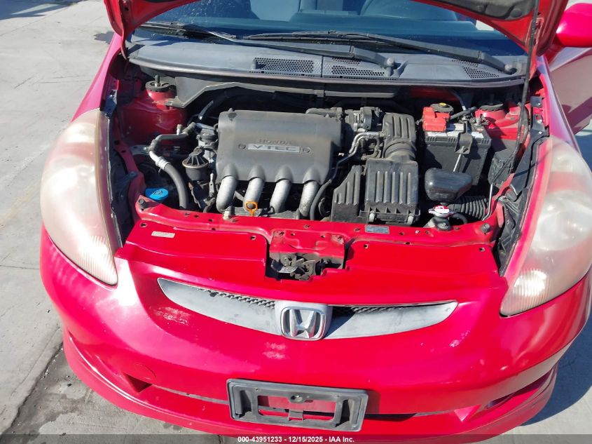 2008 Honda Fit Sport VIN: JHMGD38658S017386 Lot: 43951233