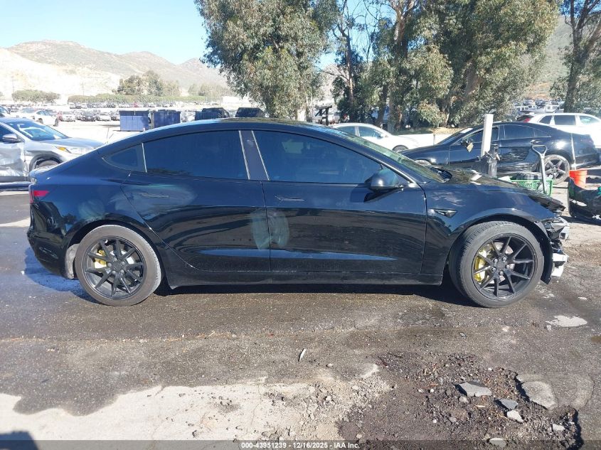 2022 Tesla Model 3 Rear-Wheel Drive VIN: 5YJ3E1EA9NF323462 Lot: 43951239