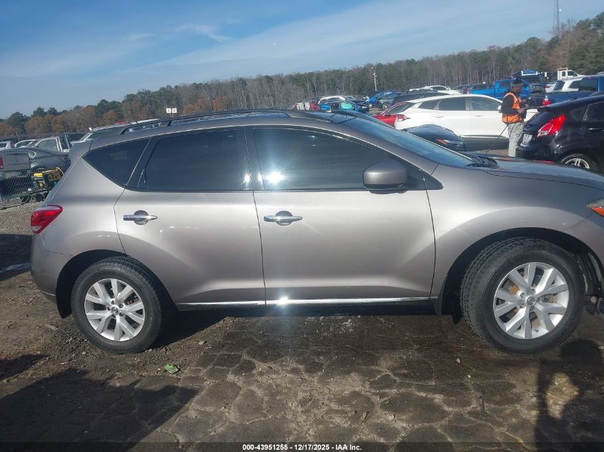 2012 Nissan Murano Sv VIN: JN8AZ1MW7CW205304 Lot: 43951255