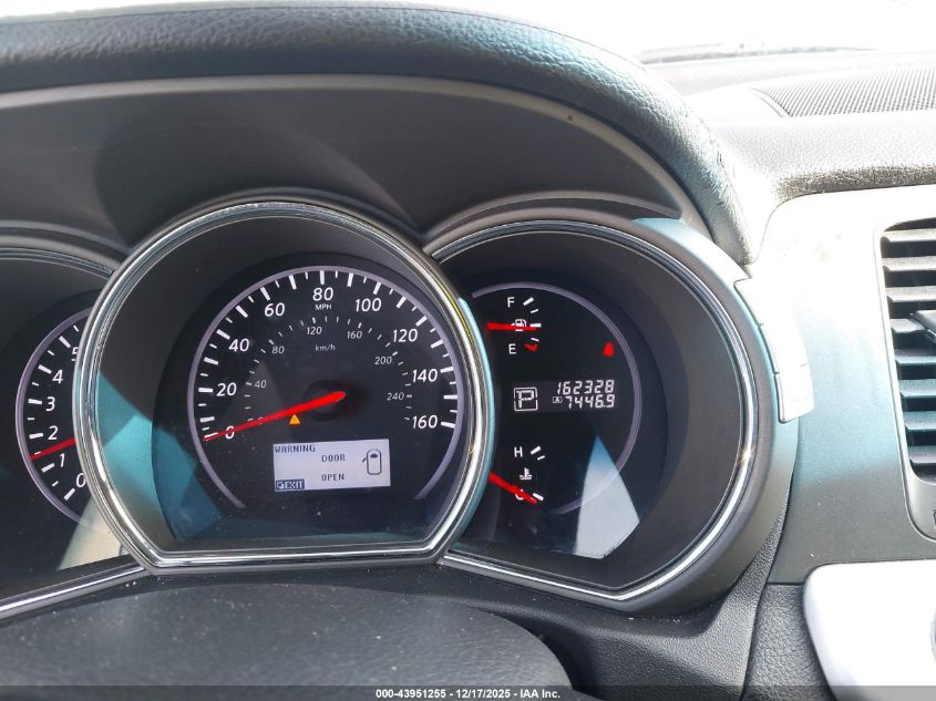 2012 Nissan Murano Sv VIN: JN8AZ1MW7CW205304 Lot: 43951255