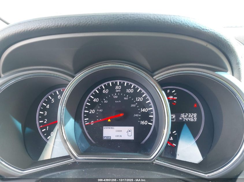 2012 Nissan Murano Sv VIN: JN8AZ1MW7CW205304 Lot: 43951255