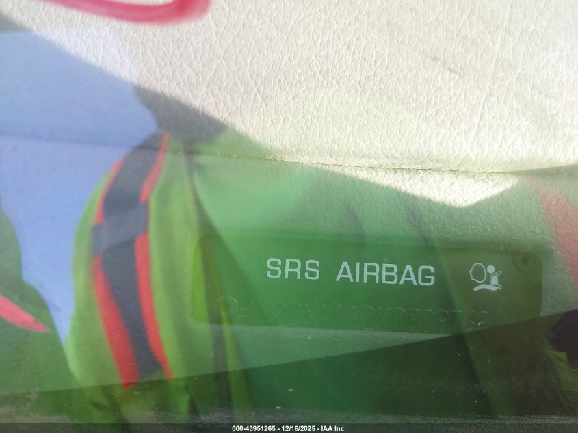 1997 Nissan Quest Gxe/Xe VIN: 4N2DN1112VD809769 Lot: 43951265