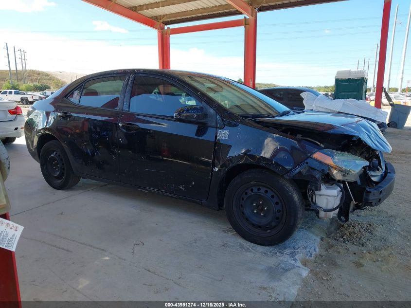 2019 Toyota Corolla Le VIN: 5YFBURHE9KP921742 Lot: 43951274