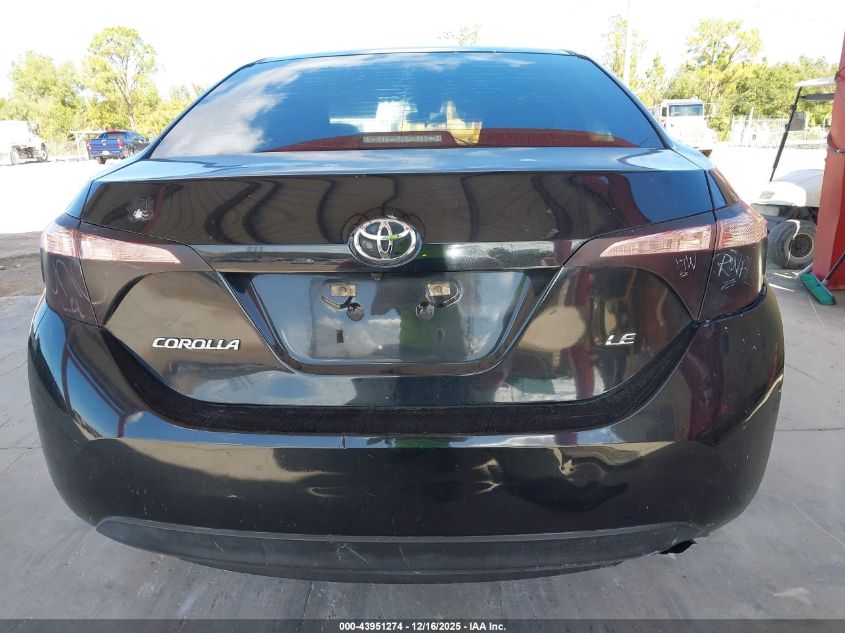 2019 Toyota Corolla Le VIN: 5YFBURHE9KP921742 Lot: 43951274