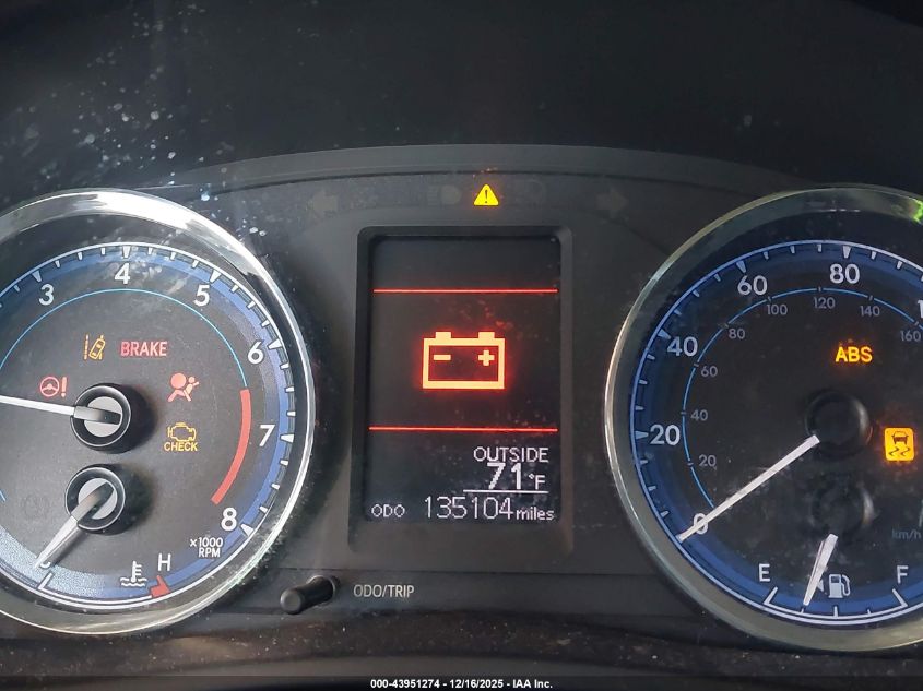 2019 Toyota Corolla Le VIN: 5YFBURHE9KP921742 Lot: 43951274