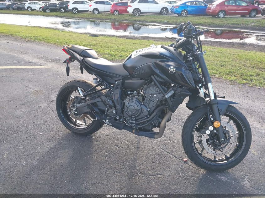 2022 Yamaha Mt07 VIN: JYARM32E4NA003891 Lot: 43951284