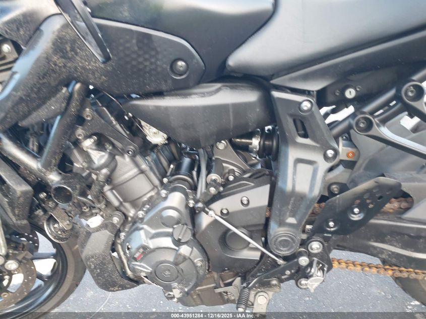 2022 Yamaha Mt07 VIN: JYARM32E4NA003891 Lot: 43951284