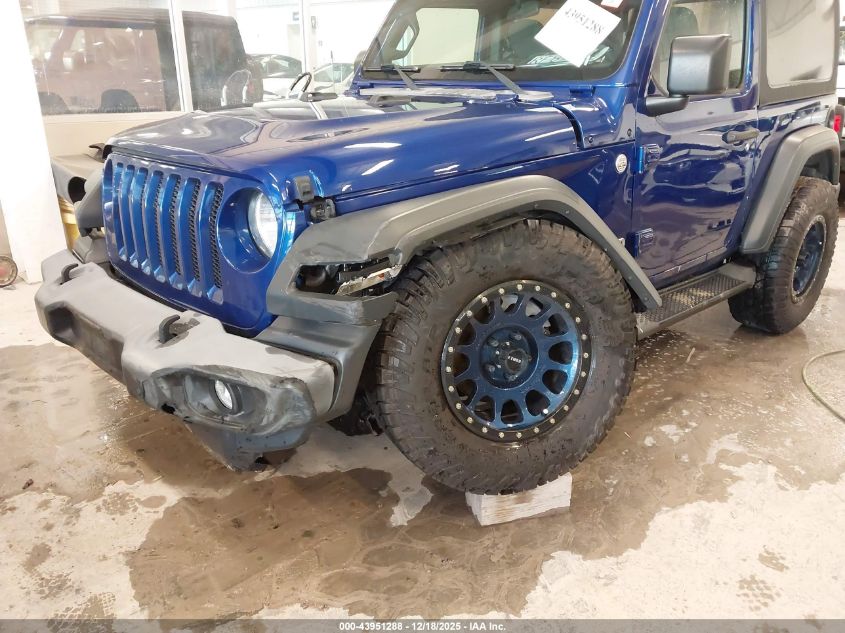 2018 Jeep Wrangler Sport S 4X4 VIN: 1C4GJXAG9JW291287 Lot: 43951288